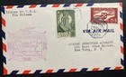1941 Lisbon Portugal First Flight Airmail Cover Ffc To New York Usa