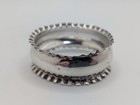 Antique English Sterling Silver Pie Crust Napkin Ring  Dated 1903  5 Grams