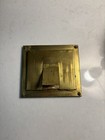 Antique Small Brass Desktop Perpetual Calendar  3 5    X 4 5    