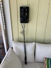 Vintage  Western Electric Bell Systems Black Wall Rotary Dial Phone