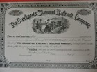 1800s Brockport   Shamut Railroad Company Stock Certificate-pennsylvania