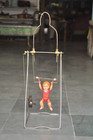 Vintage Acrobat Wind Up Iron   Celluloid Toy  Japan