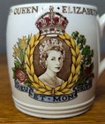 Vintage Queen Elizabeth Ii 1953 Coronation Copeland Spode England Tea coffee Mug