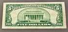 1953  5 Five Dollar Bill Blue Seal Silver Certificate Vintage Us Paper Currency