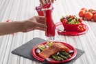 Acrylic Red Salt And Pepper Grinders Set   Sea Salt And Pepper Mills Easy To    