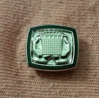 Vintage Sterling Allstate Insurance Service Award Black Border Lapel Pin Cto