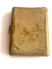Vintage Rare Art Deco Erotic Metal Gilded Cigarette Box