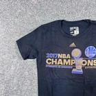 Adidas Golden State Warriors 2017 Nba Champions Locker Room T Shirt Mens Small