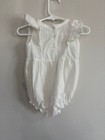Badgley Mischka  White Eyelet Romper