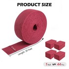 Qzattcaen Maroon Scuff Pad Roll 5  X 30 Ft Bjsb-04 For Auto Body Woodworking