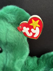 Ty St Patrick Bears Erin 1998 Buddy   1997 Beanie Babies Green Shamrock W  Tags