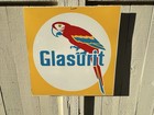 Original Metal Glasurit Paint Sign Advertising Sign Vintage