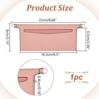 Wadorn Pu Leather Microfibre Purse Insert Organizer Conversion  3 14x 6 49 In   