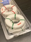 Jim-buoy Life Ring No-tip Drink Coaster   s 6 Pack Super Cute  