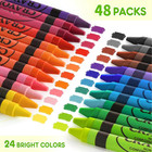 Crayons Bulk 24 Count  48 Packs Of 24 Assorted Colors  Premium Crayon For Toddle
