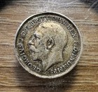 1912 Threepence Great Britain - Actual Silver Coin Shown - Free Shipping Inv 527