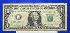 2013 B Duplicate Star Note Error  1 One Dollar Currency Note Washington Dc Print