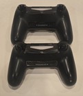 Lot Of 2 Sony Playstation 4 Ps4 Official Dualshock 4 Wireless Controllers Tested