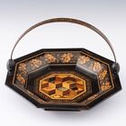 Tunbridge Ware Sewing Basket With Cubework C1875