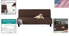 Stylish 68   Armless Couch Cover  Water Repellent   Elastic Straps For Pets