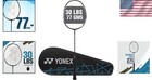 Advanced Graphite Badminton Racket - Astrox Smash With Protective Cover Included