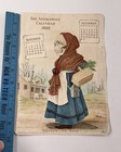 1900 Nov Dec Antikamnia Quack Advertising Calendar Peasant Skeleton Skull Death