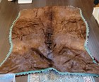 Vintage Horse Hide Lap Robe By National Fur   Tanning Co  Very Clean   Shiny  