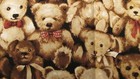 Fabri-quilt Teddy Bears Allover Sewing Quilting Cotton Fabric 18  X 42 