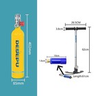 Diving Kit Full Face Snorkel Mask 1l Air Oxygen Underwater Tank Usa Professionsg