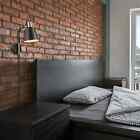 Modern Wall Lamp Plug-in Sconce Light Black Gold For Bedroom Or Living Room