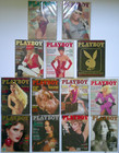 Playboy Magazine Lot Of 13  Includes Bags   Boards  1981-1988