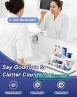 Bathroom Counter Organizer - 7 Slot Toothbrush Holder Vanity Storage