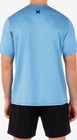 Nwt Men s Hurley Icon Hybrid 50  Upf Swim Surf Shirt  Blue Sz M  35