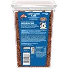 Classic Savory Salmon Flavor Crunchy And Soft Treats For Cats  30 Oz Tub