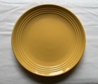 Vintage Bauer Pottery     13    Round Serving Platter Yellow Lg Concave Ex Shape