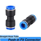Nylon Pneumatic Straight Hose Tube Inline Push Fit Connector Air Line Airline