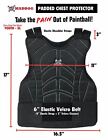 Maddog Tactical Half Finger Glove Chest Protector And Neck Combo Trio Black Smd