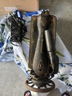Singer Model Antique Hand Crank Sewing Machine Black Ornate Decals With Pedal