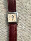 Rare Vintage Disney Time Works Minnie Mouse Tank Watch ex Condition        