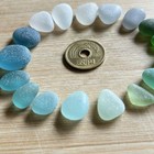 Genuine Sea Glass Surf-tumbled  Good Quality From Japan   mixed Colors