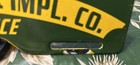 Reproduction Porcelain John Deere License Plate Topper Bucklin Kansas