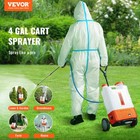 Vevor Battery Powered Backpack Sprayer With Wheel 4 Gal Tank 0-94 Psi Adjustable