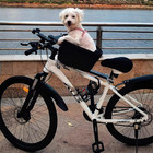 Bike Dog Carrier For Small Dogs     Quick Release Front Bicycle Pet Basket With In