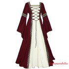 Medieval Renaissance Dress Women s Vintage Halloween Gothic Costume Party Dress