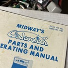 Original  Vintage Arcade Video Game Owners Manual Galaxian Midway With Schematic