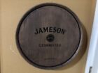 Jameson  Caskmates Irish Whiskey Barrel Head Display Man Cave Decor Sign