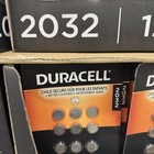Duracell Cr2032 2032 Lithium Coin Cell button Batteries Child Secure 12 Pack