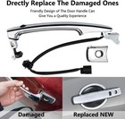 Exterior Chrome Door Handle Front Left Driver Side For Nissan Rogue 2010-2013 wi