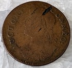1787 M 33 15-r 1 R-2 Connecticut Colonial Copper Early Usa Coin Antique Historic