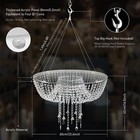 60cm Acrylic Wedding Cake Stand 4 8ft Hanging Rope Crystal Swing